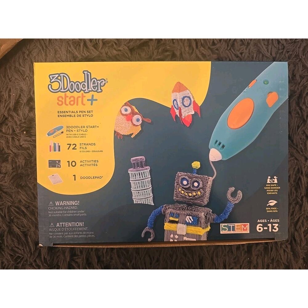 12379 3Doodler Start + Essentials Pen Set Stem Learning New In Box - Fun Craft
